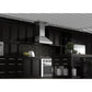 ZLINE Professional Convertible Vent Wall Mount Range Hood in Stainless Steel with Crown Molding (597CRN) - MyBBQDirect