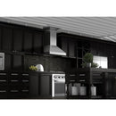 ZLINE Professional Convertible Vent Wall Mount Range Hood in Stainless Steel with Crown Molding (597CRN) - MyBBQDirect
