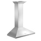ZLINE Convertible Vent Wall Mount Range Hood in Stainless Steel with Crown Molding (KL2CRN) - MyBBQDirect