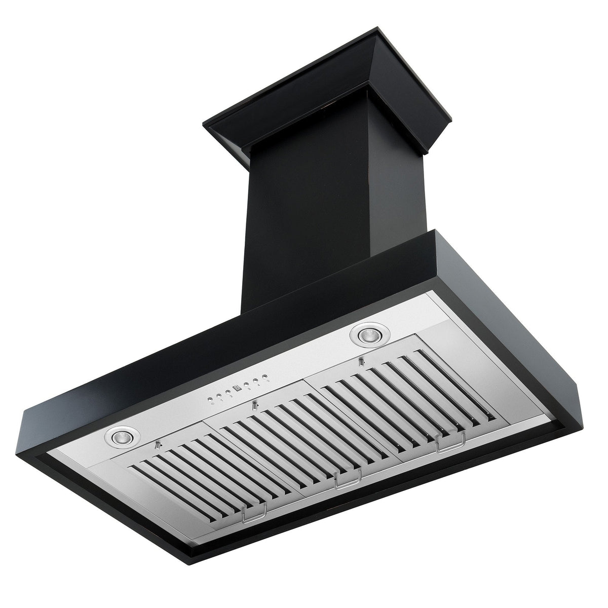ZLINE Convertible Vent Wooden Wall Mount Range Hood in Black (KBCC) - MyBBQDirect