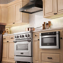 ZLINE Convertible Vent Wooden Wall Mount Range Hood in Black (KBCC) - MyBBQDirect