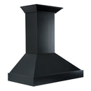 ZLINE Convertible Vent Wooden Wall Mount Range Hood in Black (KBCC) - MyBBQDirect