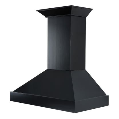ZLINE Convertible Vent Wooden Wall Mount Range Hood in Black (KBCC) - MyBBQDirect
