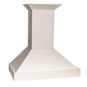 ZLINE Ducted Wooden Wall Mount Range Hood in Cottage White (KBTT) - MyBBQDirect