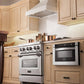 ZLINE Ducted Wooden Wall Mount Range Hood in Cottage White (KBTT) - MyBBQDirect