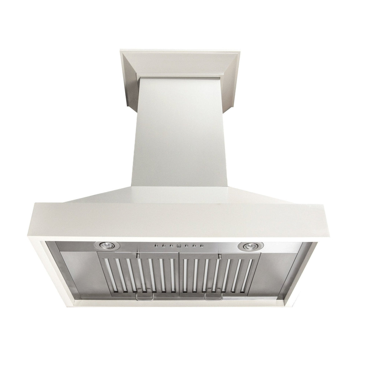 ZLINE Ducted Wooden Wall Mount Range Hood in Cottage White (KBTT) - MyBBQDirect