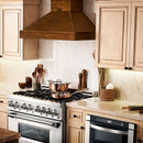 ZLINE Convertible Vent Wooden Wall Mount Range Hood in Walnut (KBRR) - MyBBQDirect