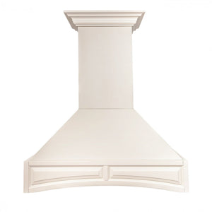 ZLINE Wooden Wall Mount Range Hood in White - Includes Remote Motor (321TT-RS/RD)