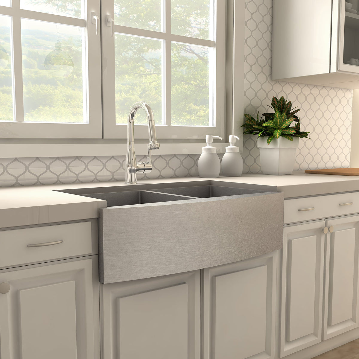 ZLINE Dali Kitchen Faucet in Brushed Nickel (DAL-KF) - MyBBQDirect