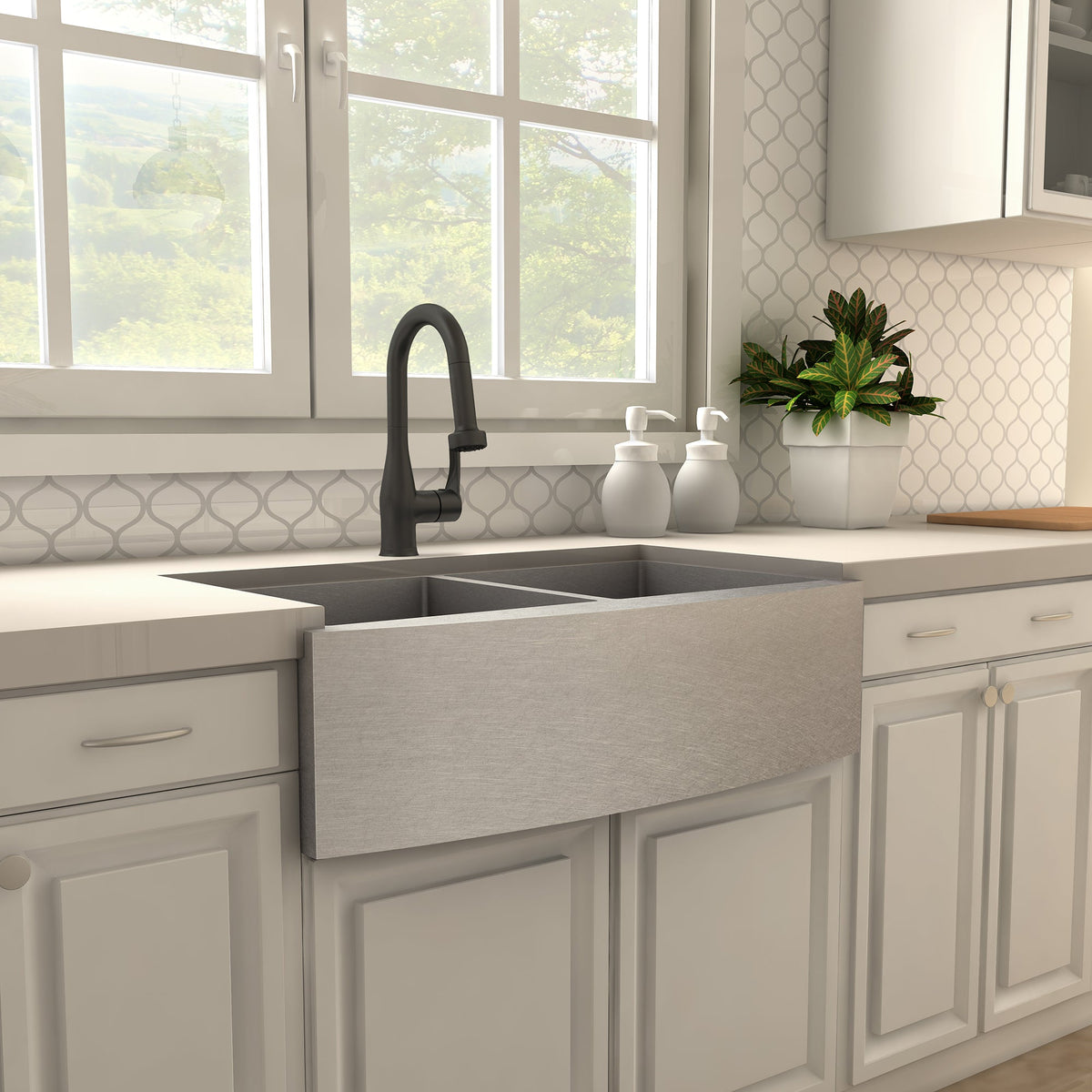 ZLINE Dali Kitchen Faucet in Brushed Nickel (DAL-KF) - MyBBQDirect